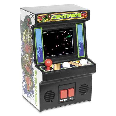 NEW Brighter Screen for enhanced gameplay! INCLUDES 3 AA batteries for immediate play! Age: 8+. SHARE Perfect for fans or collectors looking to share this classic with the new generation! SIZE Mini Arcade Game dimensions are 4"W x 5.75"H x 2"D. Report an issue with this product or seller.. 