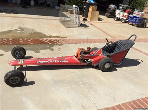 Mini dragster for sale. The last five NHRA Mello Yello Top Fuel Dragster champs are: 1. Antron Brown (2016, 2015, 2012) 2. Tony Schumacher (2014) 3. Shawn Langdon (2013) 4. Del Worsham (2011) 5. Larry Dixon (2010) Dragsters for sale on RacingJunk.com include new and used vehicles, as well as Top Fuel and Top Alcohol machines and engines. 