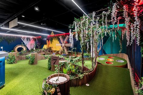 Mini golf in dc. Our Outdoor Mini Golf course is the best in town! Our 18 hole course features challenging holes, fun features, and more! Fun for all ages! 