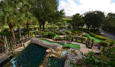 Mini golf in orlando. Jun 22, 2022 ... The courses are built entirely of synthetic turf with fairways, bunkers and rough incorporated throughout just like a traditional golf course. 