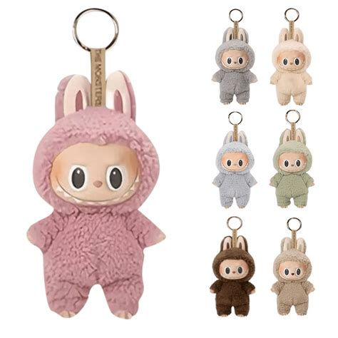 Mini keychain labubu.  Discover collectible Mini Labubu keychains from POP MART.  ...