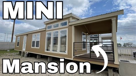 Mini mansion mobile home.  From building the structure and The original ...