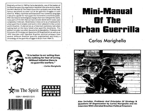 Mini manual of the urban guerilla. - El de arriba y el de abajo.