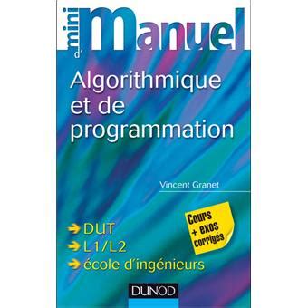 Mini manuel d'algorithmique et programmation