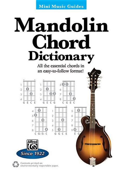 Mini music guides mandolin chord dictionary all the essential chords in an easytofollow format. - Eine fa llt, die andern ru cken nach-.