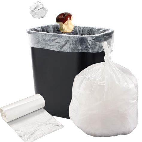 Clear 4-6 Gallon Trash Bags - 240 Count Medium Kitchen Garbage Bags 15 20 22.5 Liter Unscented Trash Can Liners Plastic Waste Basket Bags for Home Bathroom and Office. $1599 ($0.07/Count) List: $20.49. $15.19 with Subscribe & Save discount.