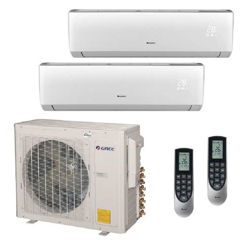 Mini-split ac. Livo GEN3 Triple Zone 30,000 BTU 2.5-Ton Smart Home Ductless Mini Split Air Conditioner and Heat Pump 25 ft. Kit 230V. Add to Cart. Compare. More Options Available $ 4537. 00 /bundle (4) Model# DIYM336HPW03C35. MRCOOL. DIY 36,000 BTU 3-Ton 3-Zone 21.5 SEER Ductless Mini-Split AC and Heat Pump with 24K+9K+9K & 25,25,25ft … 
