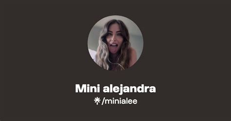 Minialejandra Onlyfans Leak