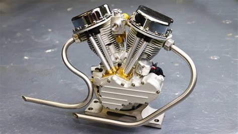 Miniature Harley Engine
