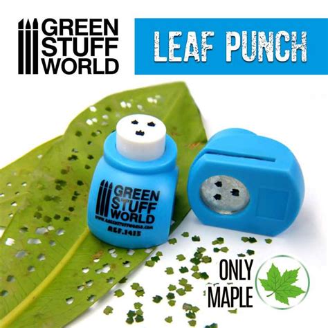 Miniature Leaf Punch MEDIUM BLUE - GSW - Green Stuff World …