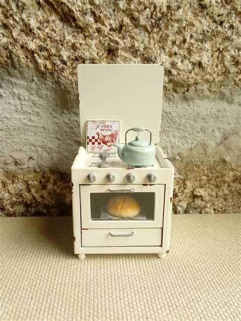 Miniature Stove Dollhouse Oven Miniatures