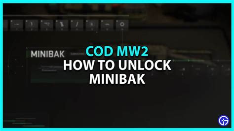 How to get the minibak Gold in MW2! Complete Gold Camo Guide!. 