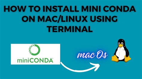 Miniconda install mac.  Have the time Installing on Linux # Download t...