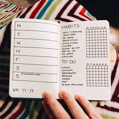 Minimal Bullet Journal Spreads