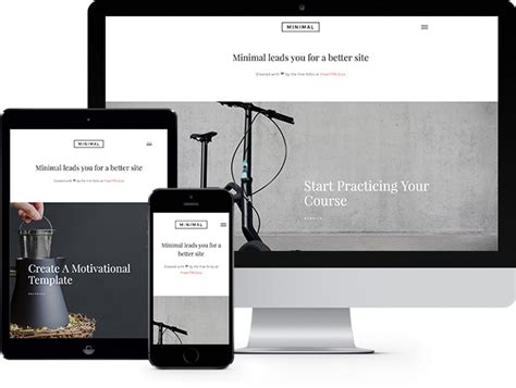 Minimal Free Html5 Bootstrap Template For Any Type Of Websites