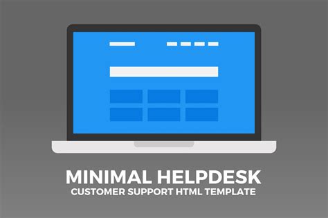 Minimal Helpdesk Customer Support Html Template Fastcode Space