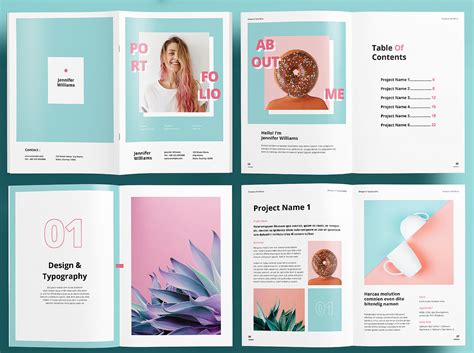 Minimal Portfolio Template Free PSD Download PSD