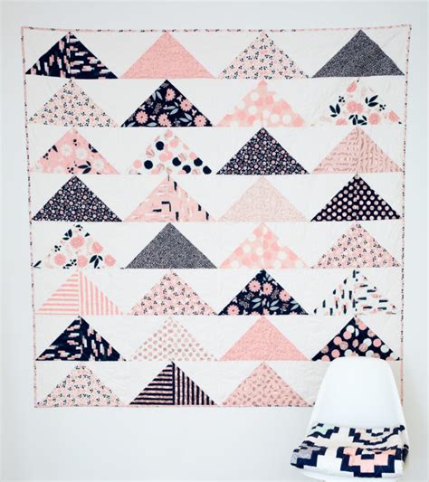Minimal Triangles Quilt Pattern Simple Simon and Company