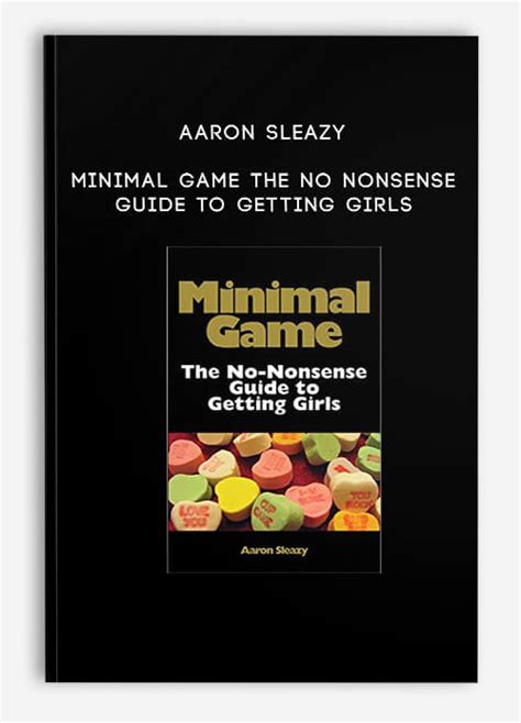 Minimal game the no nonsense guide to getting girls. - Negative gearing a plain english guide to leverage for share and property investors.