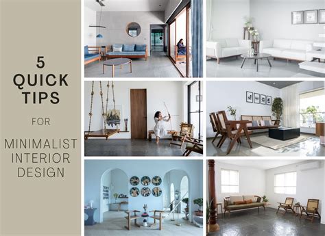 Minimalist Interior Design Tips