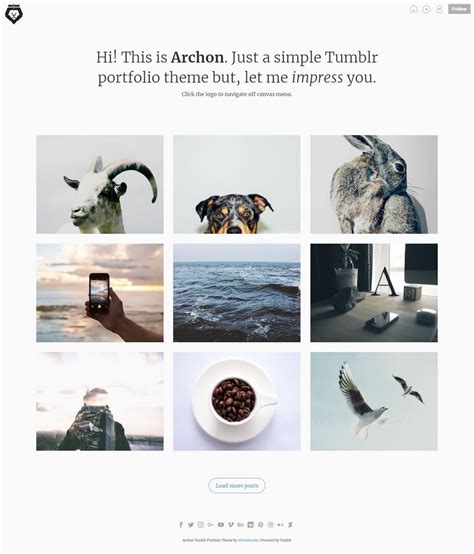 Minimalistic Theme - Tumblr Pics Gallery