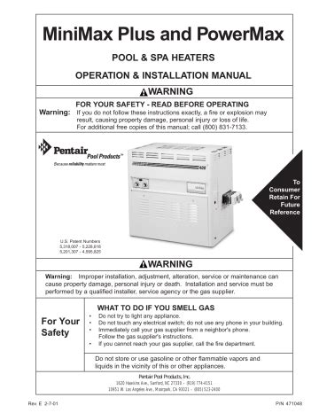 Minimax Service Manual Plus