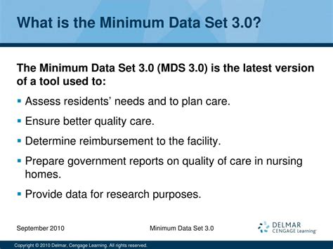 Minimum Data Set 3.0