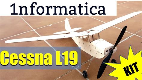 MinimumRC Cessna L19 Kit Build Review - YouTube