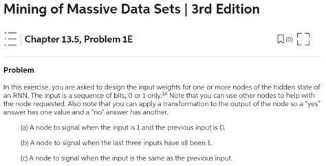 Mining Of Massive Data Sets 3rd Edition Textbook Solutions Chegg.com