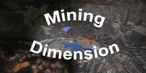 Mining dimension datapack. 1, 1.  Dec 5, 2021 · This datapack creates 3 mining dimensions separ...