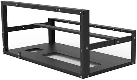 Mining rig frame.  MATERIAL - The open air mining frame case made up of th...