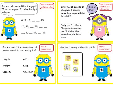 Minion Maths Teaching Resources
