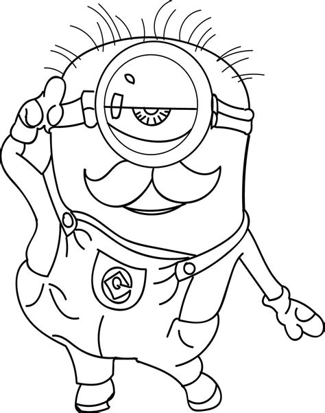 Minions Coloring Pages Printable