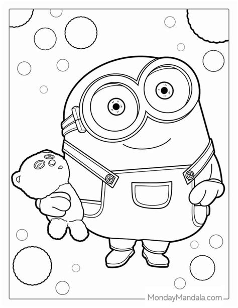 Minions Coloring Sheets