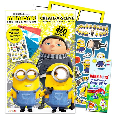 Minions Create A Scene Sticker Activity Book