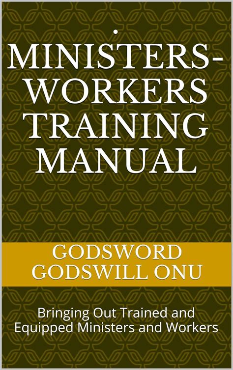 Ministers workers training manual by godsword godswill onu. - Honda pantheon 125 manuale di servizio.