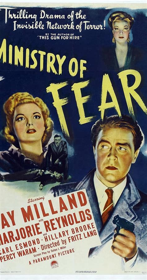 Ministry of Fear (1944) - Full Cast & Crew - IMDb