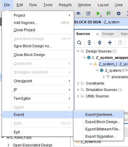 Minized projects.  Click &ldquo;Create Block Design&rdquo; on the left-hand side, or under the ...
