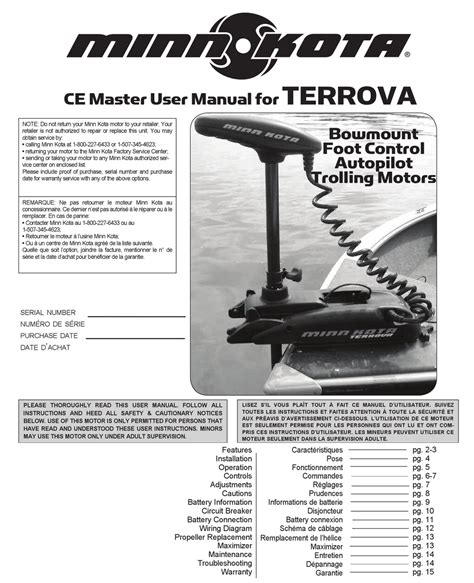 Minn kota all terrain owners manual. - Lg ld 2120wh service manual repair guide.