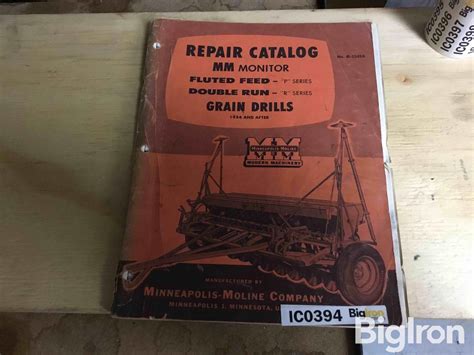 Minneapolis moline ew grain drill operators manual. - A genealogists guide to the washington dc area by shannon combs bennett.
