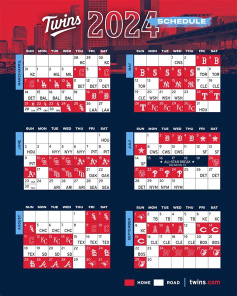 Minnesota Twins Announce 2024 Spring Training Schedule - MLB