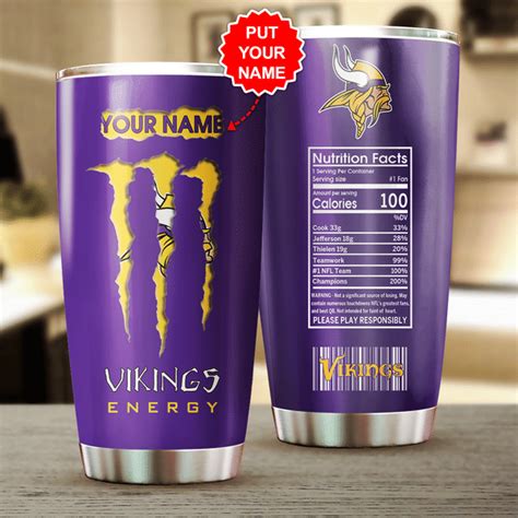 Minnesota Vikings Tumbler - Vikingsfanstore.com