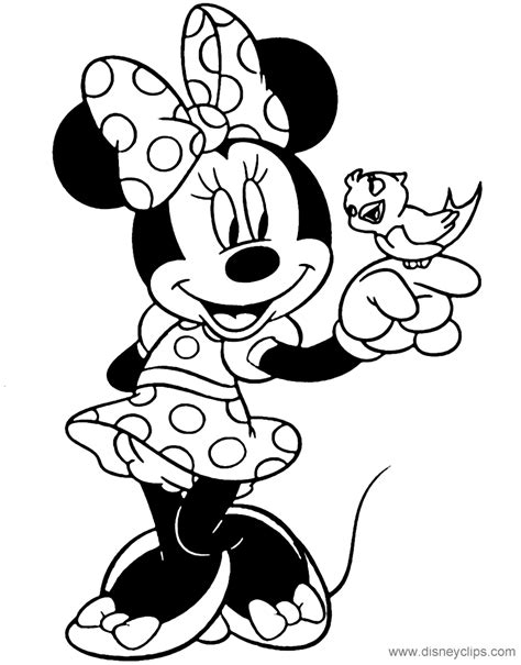 Minnie Coloring Shee
