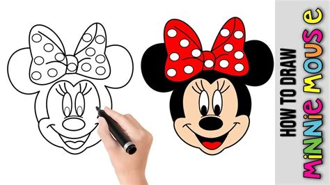 Minnie Mouse Easy Drawing