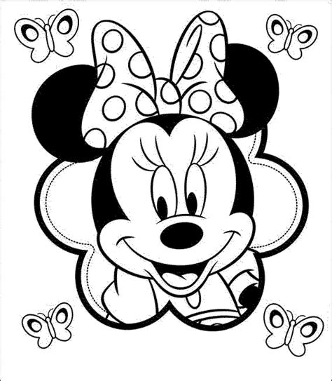 Minnie Mouse Printable Coloring Pages Free
