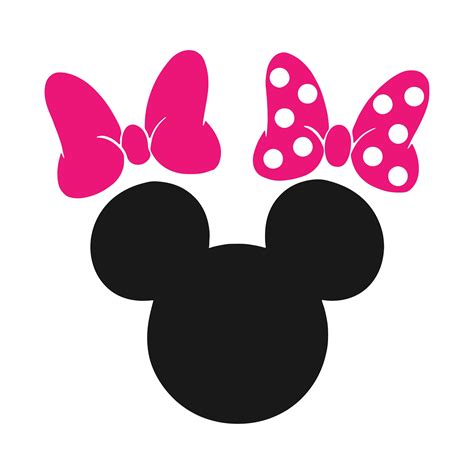 Minnie Mouse head SVG & PNG Free Download