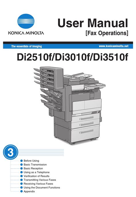 Minolta di3510 di3510f manual de piezas. - Konica minolta 7145 service manual download.