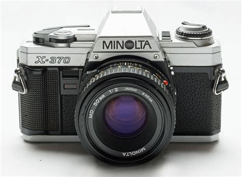 Minolta X-370 Black Silver SLR 35mm Film Camera Body Only. $40.00. $15.60 shipping. or Best Offer. Minolta X-370s Film Camera Body only | untested. $30.00. $14.90 shipping. or Best Offer. New Listing MINOLTA X-370s 35mm SLR Film Camera with 28mm-70mm Lens Mint. $140.00. $13.17 shipping.. 