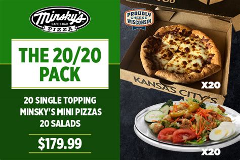 Minsky's Pizza, Kansas City, Missouri. 17,320 likes · 129 talking about this · 1,642 were here. Kansas City's Best Gourmet Pizza Since 1976. 