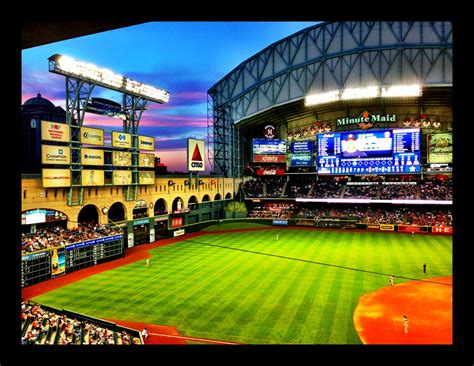 See all photos from Denise W. for Minute Maid Park. Useful 1. Funny. Cool. Jackson O. Englewood, CO. 0. 5. 51. 10/1/2019. 7 photos. Ballpark to one of the finest franchises in baseball (who happen to have the best 2019 record as well) and 2017 World Series champions. Amazing park with a loud and rowdy crowd to match the great Texas eats …